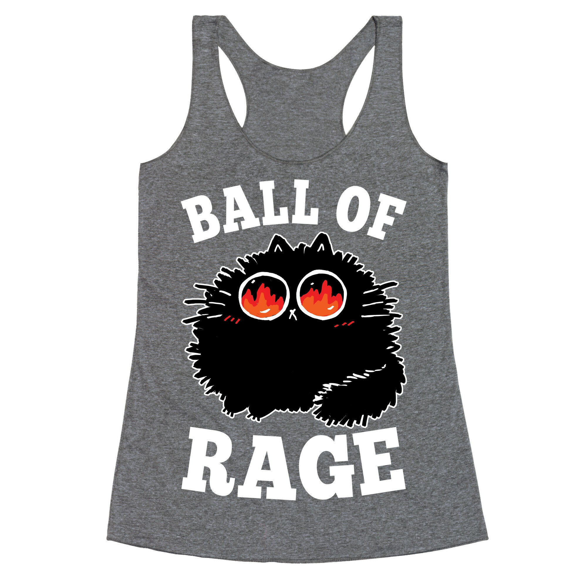 Ball Of Rage Racerback Tank